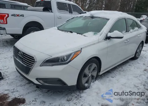 2016 Hyundai Sonata Hybrid Limited z USA, uszkodzony, nr VIN KMHE34L13GA030683